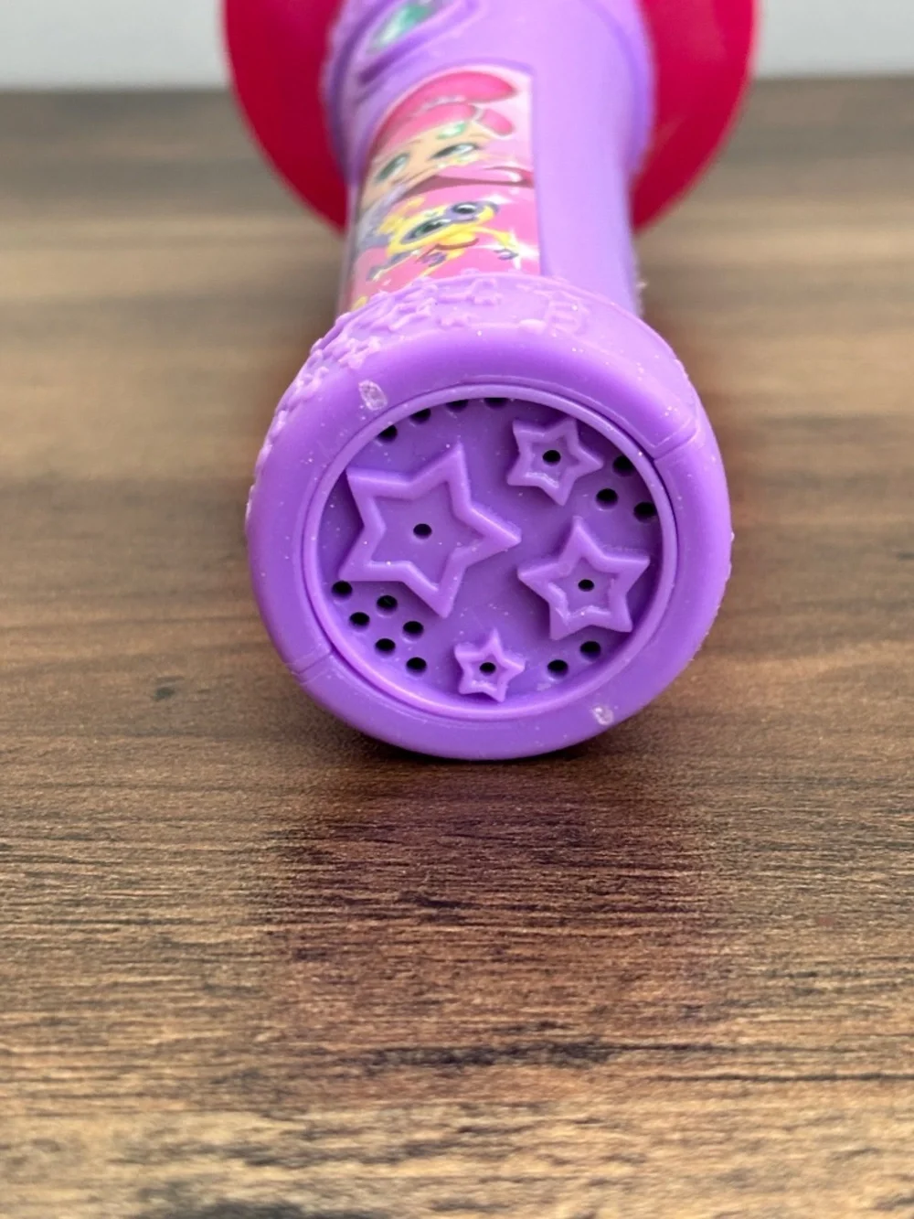 Shimmer & Shine Genie Gem Microphone Pink Light Up Magic Wand Toy Rare 2015